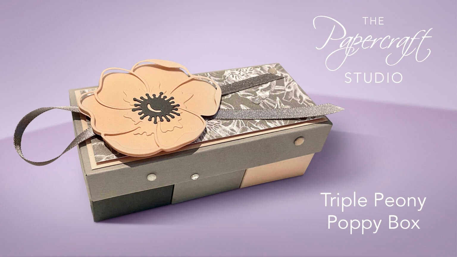 Triple Peony/Poppy Box - The Papercraft Studio