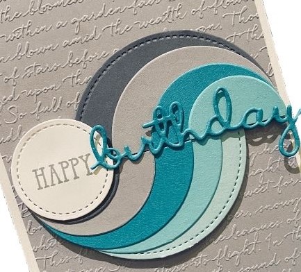 Layering Circles Birthday Card