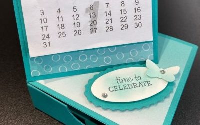 Oh So Ombre Desk Calendar